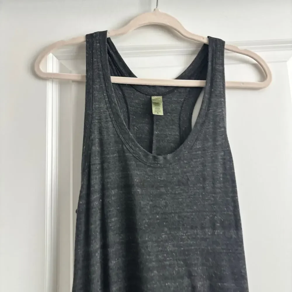 Alternative Earth Women’s Jersey Knit Tank Gray Maxi Dress Sz M Minimalist - Picture 8 of 12